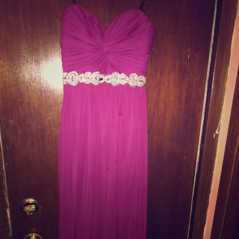 Plum Prom Dress